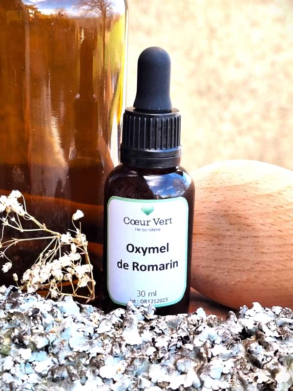 Oxymel Romarin -herboristerie - Morges Cossonay - Coeur vert - Béatrice Rabory